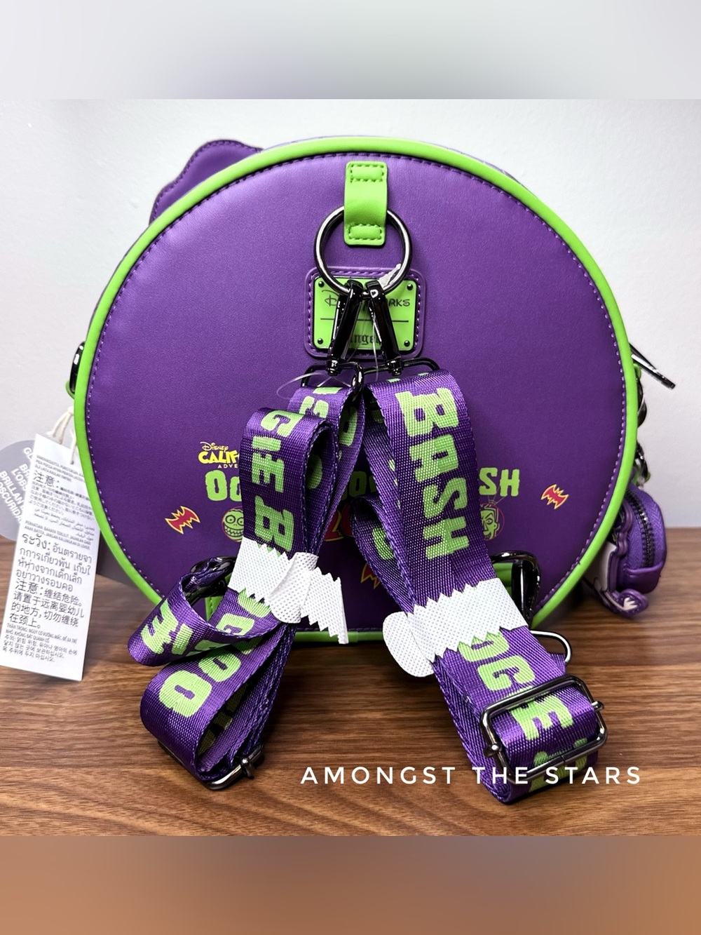 Loungefly Disney Oogie Boogie Bash Glow In the Dark Convertible Backpack Bag - Picture 6 of 12